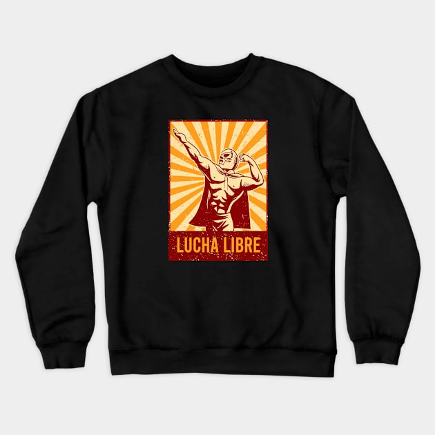 Lucha Libre Crewneck Sweatshirt by Zacharys Harris